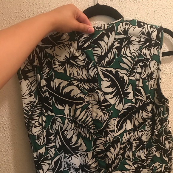 Zara crop top tropical print, size Small - Picture 9 of 9